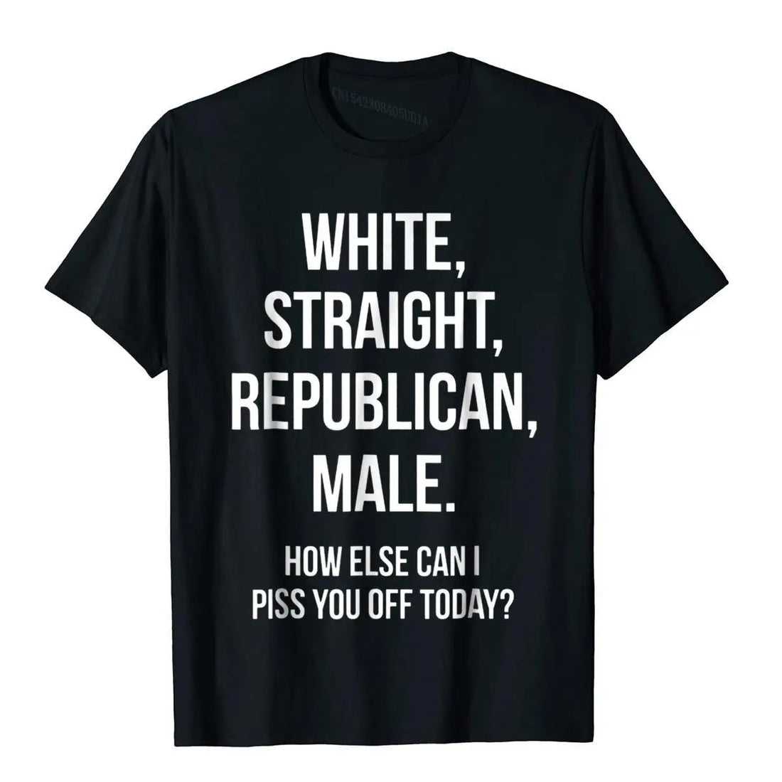 White Straight Republican Male Tee